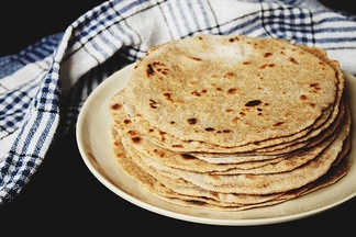 Home-Made Whole Wheat Flour Tortillas 