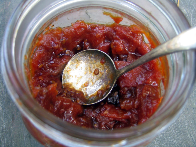 Tomato Pomegranate Jam