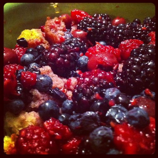 Festive Berry Trifle Dessert