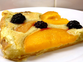Easiest Ever Apricot Blackberry Frangipane Tart