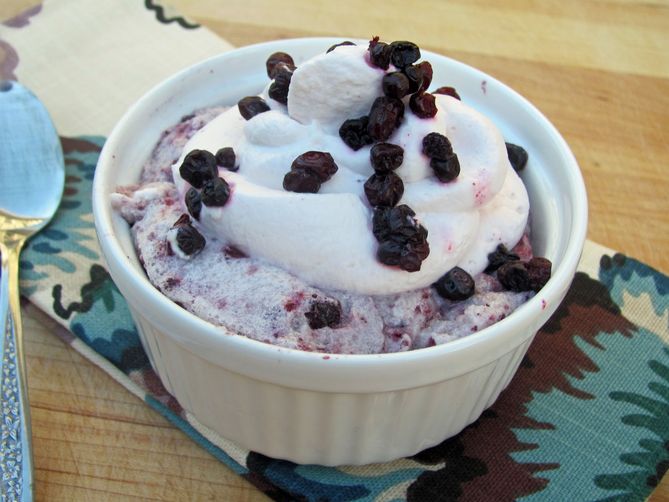 Huckleberry Souffle