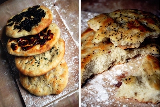 Italian Focaccia and Four Topping Ideas