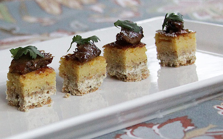 Spiced Smoked Tea Shortbread with Gingered Orange