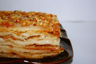 The Drunken Napoleon Cake