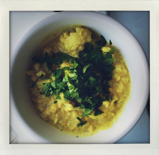 Cauliflower + Red Lentil Curry