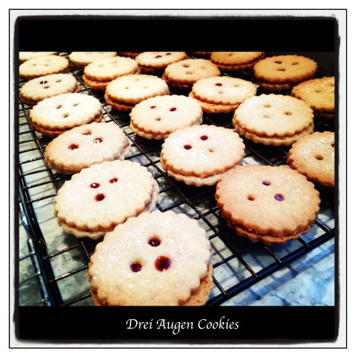 Drei Augen Cookie
