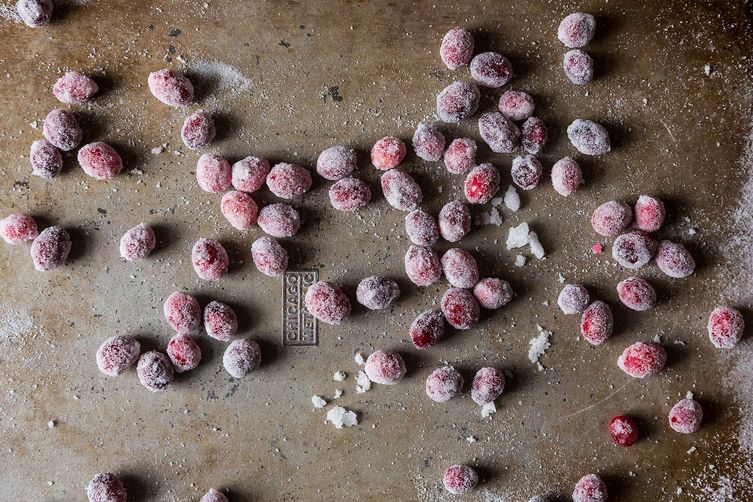 Orange Blossom Candied Cranberries