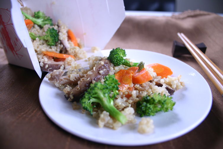 Warm Asian Quinoa Salad
