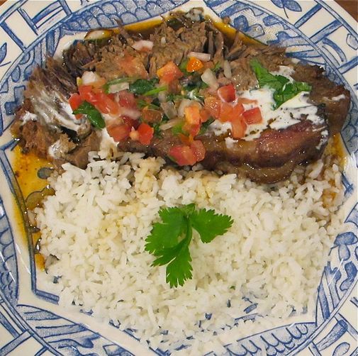 BRISKET BRAISED IN CHILI SAUCE AND BEER