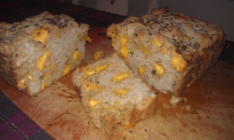 Cheddar Jalapeno Beer Bread