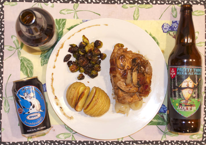 Coq à la Bière (Chicken Braised in Beer)