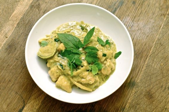 Caramelized Leek & Chicken Curry