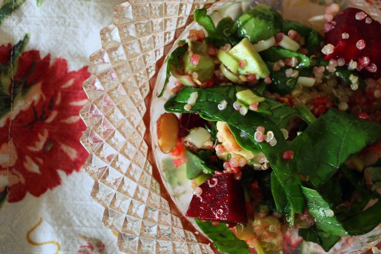 Roasted Beet & Quinoa Salad.