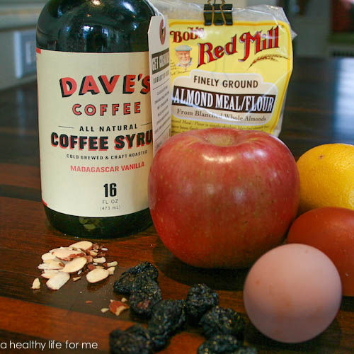 Apple, Cherry, Pear and Almond Breakfast Muffins