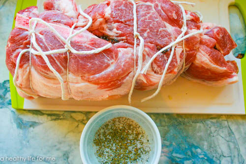 Pork Shoulder with Fig Sauce