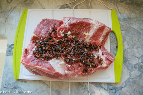 Pork Shoulder with Fig Sauce