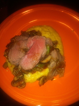 Polish pork with Italian sides.