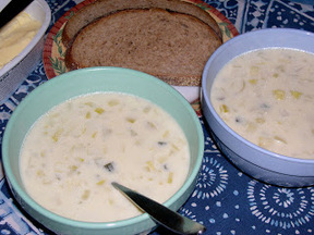 Colonial Potato Leek Soup