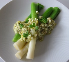 Leeks with Sauce Gribiche
