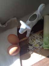 Leek Cream Eggs