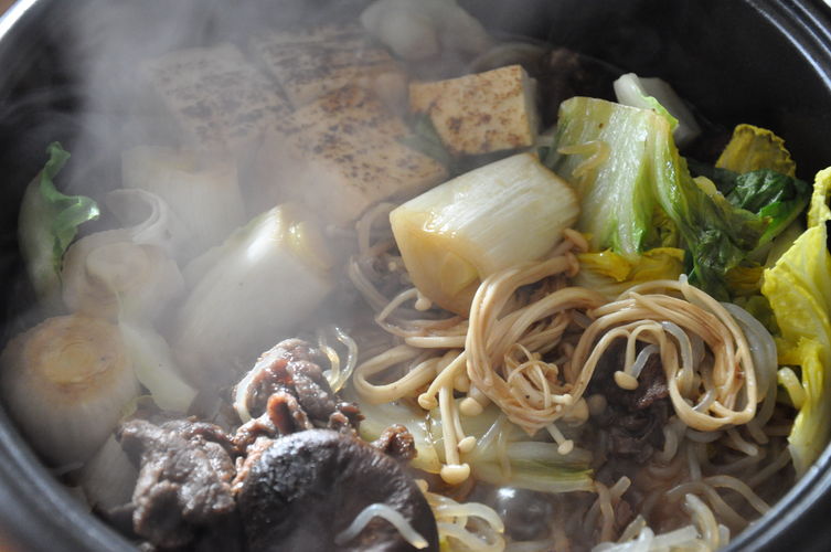 New Year's Sukiyaki, Lots of Leeks!