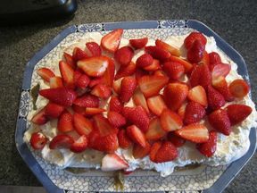 Fragilité with Rhubarb and White Chocolate