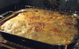 White Lasagna with Leeks and Mushrooms
