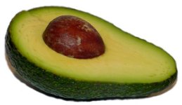 Avocados stuffed with hot smoked salmon, cilantro and lemon chipotle mayonnaise