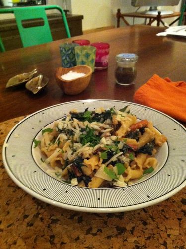 Penne with Kale and Cashew Cream Sauce