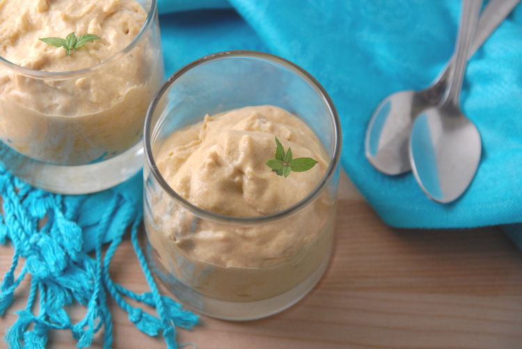 Persimmon mousse