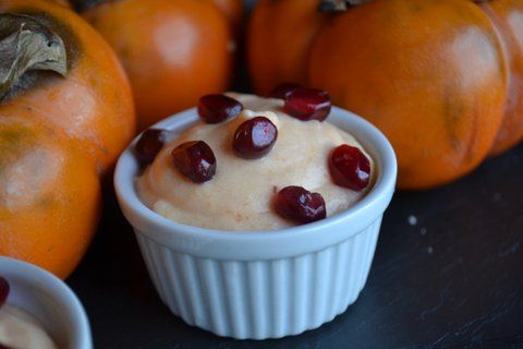 Spiced Persimmon & Blood orange mousse