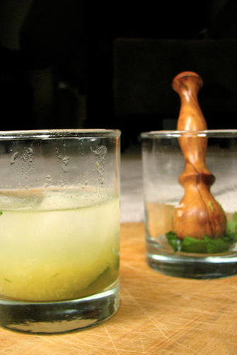 Persimmon Mojitos
