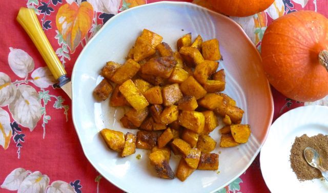 Maple-glazed Spiced Winter Squash