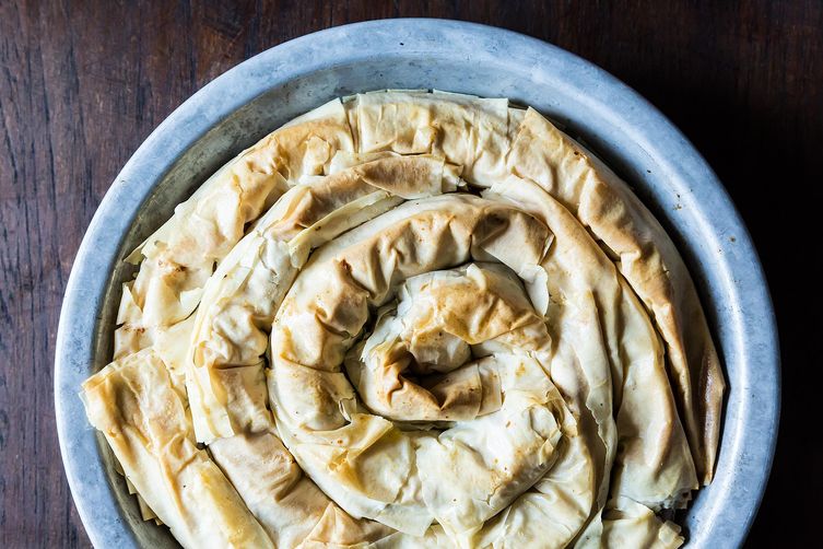 Balkan Lamb and Leek Pie