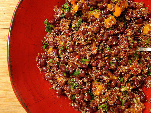 Spicy Black Bean and Quinoa Salad