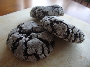 Chocolate Crinkle Cookies with Grapefruit and Star Anise