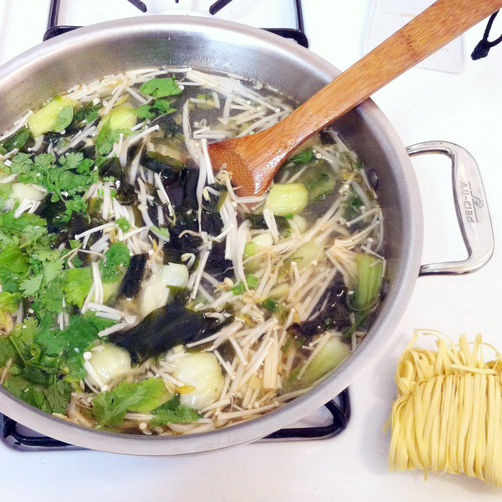A Vegetable Lover's Miso Soup