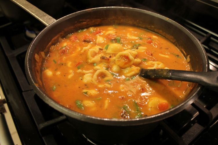 Lazy Manicotti Soup