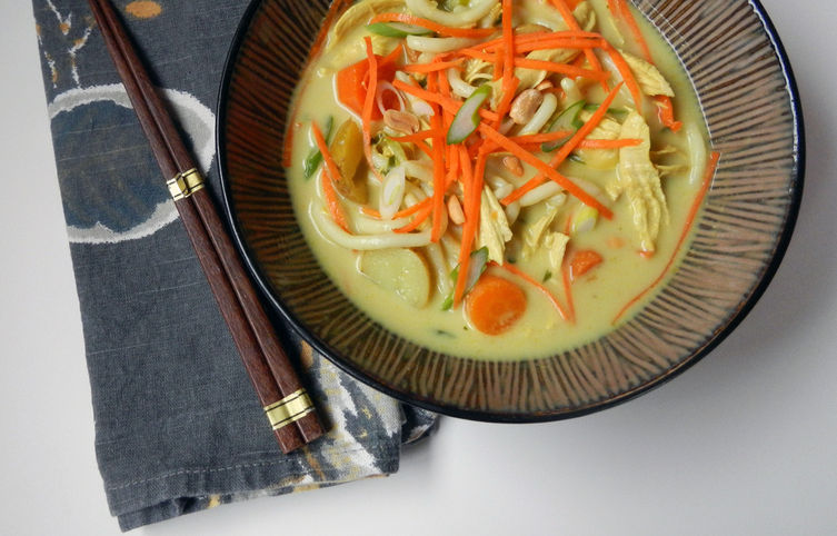 Massaman-inspired Chicken Noodle Soup