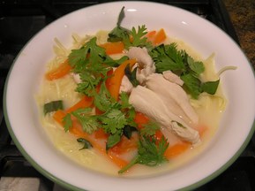 Lots O'Laksa (Malaysian-Style Chicken Soup) 