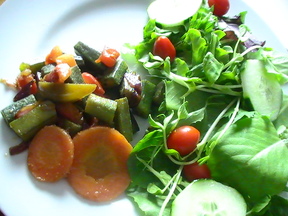 Okra with Jalapeno