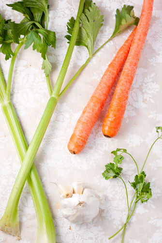 Vegetarian Flu-Fighting Noodle Soup