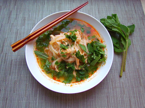 Thai Red Curry Chicken Soup