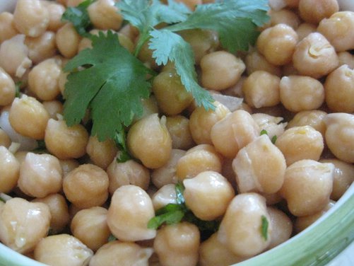 Garbanzo beans salad
