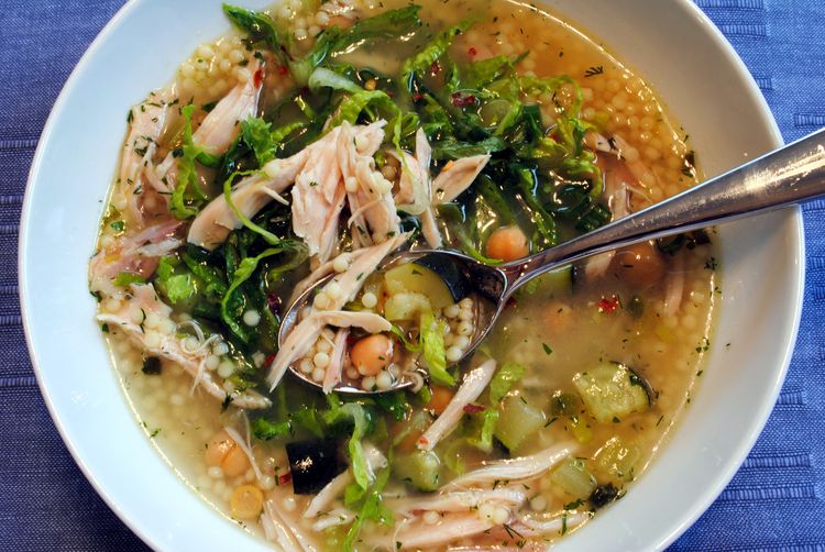 Lemon-Chicken & Pepe Soup