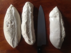 Makeshift "Couche" & How-to-Shape High Hydration Sourdough Baguettes [edit mode]