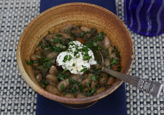 White Bean Stew with Pumpkin