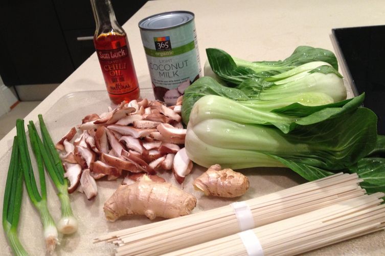The Ultimate Easy Udon with Shiitake and Bok Choy