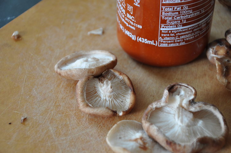Spicy Ginger and Shiitake Noodle Soup