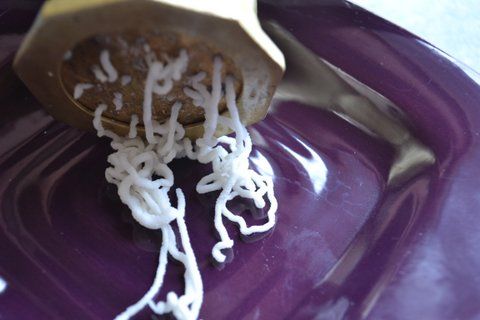 Fresh Home made Rice noodles in a coconut & yogurt sauce